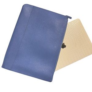 Levenger Briefolio 14.5 x 11.5 Robin Blue